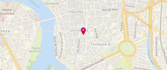 Plan de Boucherie Descuns, place des Carmes, 31000 Toulouse