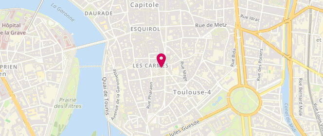 Plan de Boucherie Dedieu, Marché Des place des Carmes, 31000 Toulouse