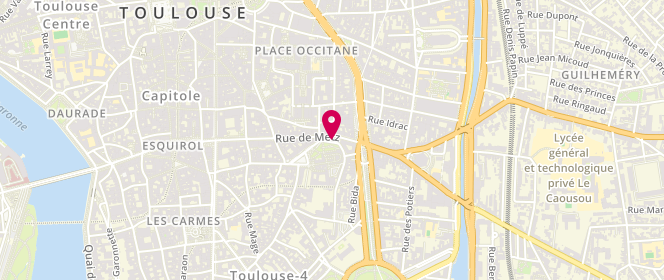 Plan de Boucherie Maison Boyer, 62 Rue de Metz, 31000 Toulouse