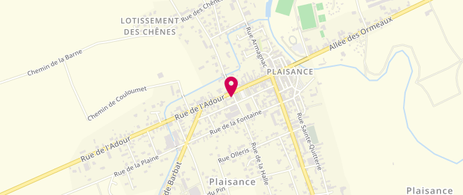 Plan de MAURY Frédéric, 27 Rue de L&#039;Adour, 32160 Plaisance