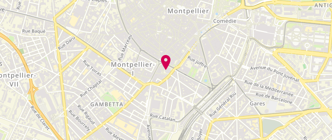 Plan de Chez Isabelle, 10 place Alexandre Laissac, 34000 Montpellier