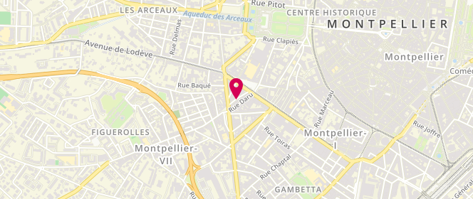 Plan de Dari, 13 Rue du Faubourg Figuerolles, 34070 Montpellier