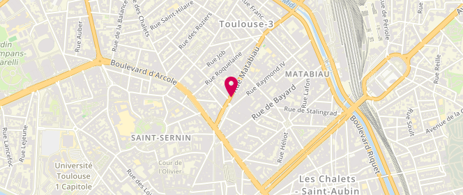 Plan de Chez Zoubir, 8 Rue Matabiau, 31000 Toulouse