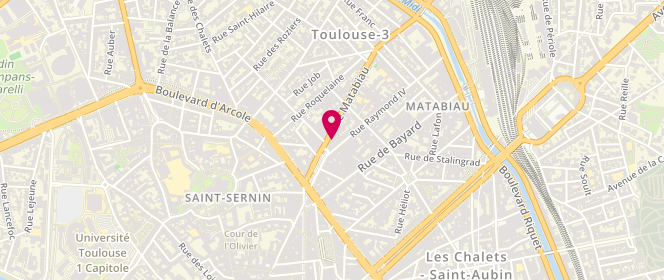 Plan de Aoumeur, 8 Rue Matabiau, 31000 Toulouse