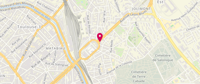 Plan de André Krief, 2 avenue Georges Pompidou, 31500 Toulouse