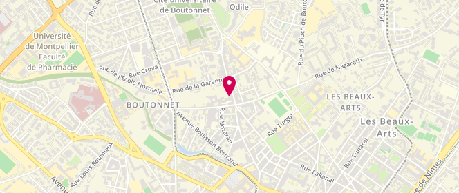 Plan de Boucherie Guyon, 61 Rue du Faubourg Boutonnet, 34000 Montpellier