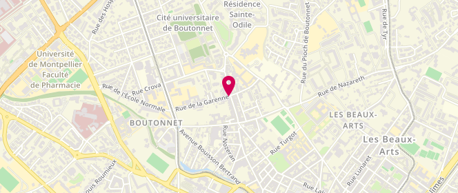Plan de La Boucherie de Boutonnet, 83 Rue du Faubourg Boutonnet, 34090 Montpellier