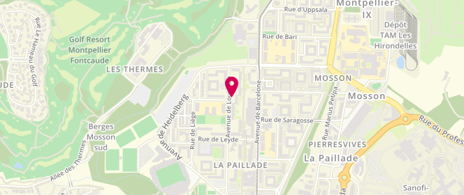 Plan de Boucherie Marhaba, 105 Avenue du Lauragais Centre Commercial la Paillade, 34080 Montpellier