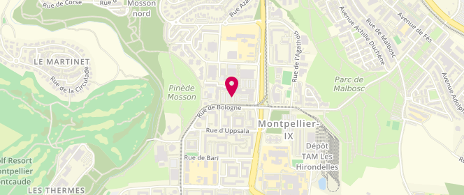 Plan de Boucherie Fantasia Ii, 65 Avenue du Lauragais, 34080 Montpellier