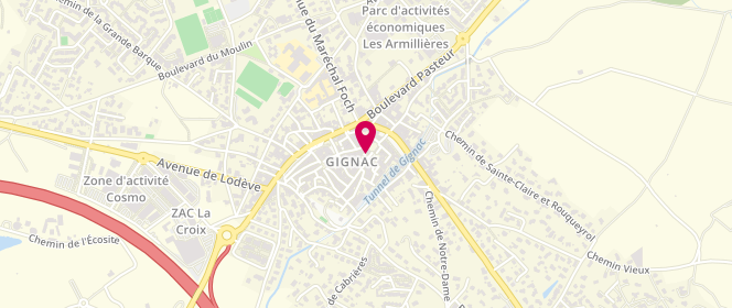 Plan de Boucherie RATTO, 1 place de Verdun, 34150 Gignac