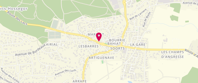 Plan de Boucherie de la Forêt, 27 Rue de Mathiou, 40150 Soorts-Hossegor