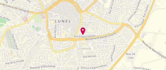 Plan de Le P'Tit Sud, 83 Rue du Square Fleuri, 34400 Lunel