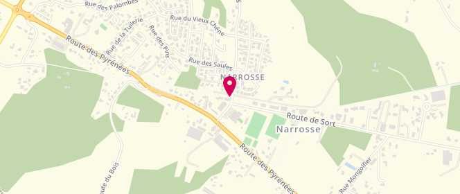Plan de La Maison de la Viande, 130 Route des Pyrenees, 40180 Narrosse