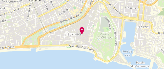 Plan de D.F.D Viandes, 26 Rue Benoît Bunico, 06300 Nice