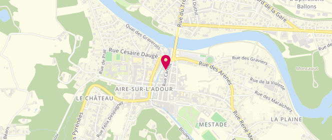 Plan de Boucherie DARRIEUMERLOU Jean Philippe, 43 Rue Carnot, 40800 Aire-sur-l'Adour