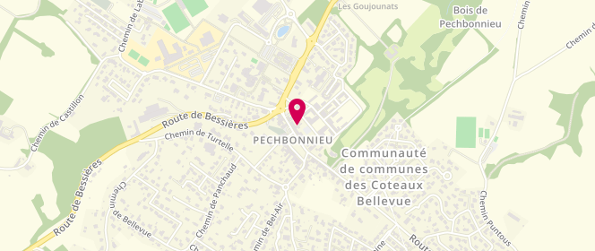 Plan de La Boucherie du Centre, 13 Route de Saint-Loup Cammas, 31140 Pechbonnieu