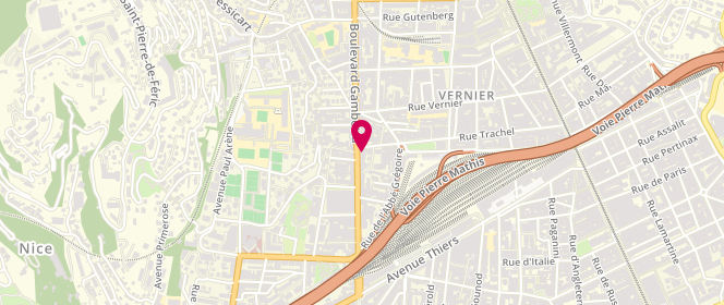 Plan de L'Olivier, 96 Boulevard Gambetta, 06000 Nice