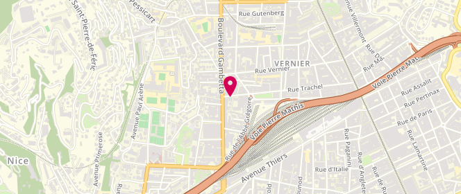 Plan de Boucherie Elamen, 41 Rue Trachel, 06000 Nice