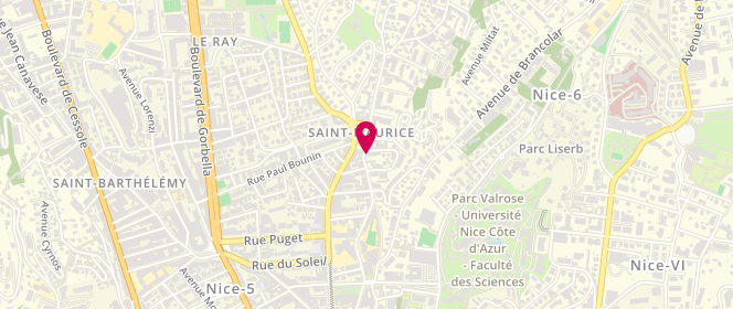 Plan de Boucherie Théo, 164 avenue Saint-Lambert, 06100 Nice