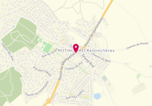 Plan de La boucherie chez Scasso, 4 Bis Route de Montpellier, 34160 Restinclières