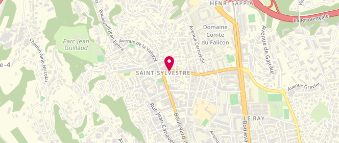 Plan de Boucherie Nice Nord, 19 Saint Sylvestre, 06100 Nice
