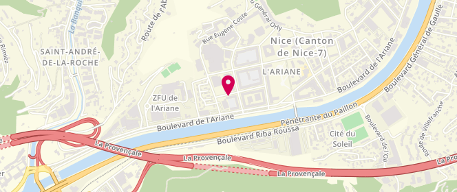 Plan de Boucherie de Carthage, 6 Rue Amédée Vii Comté Rouge, 06300 Nice