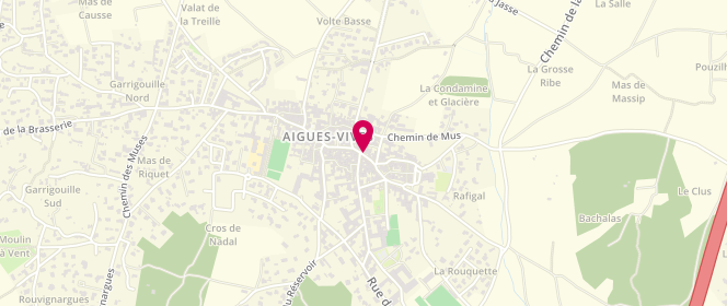 Plan de Boucherie daudé, 42 Grand Rue, 30670 Aigues-Vives
