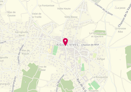 Plan de QUINTIN Jean-Marc, 9 place Gaston Doumergue, 30670 Aigues-Vives