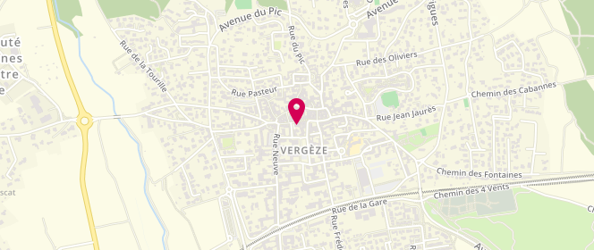 Plan de Boucherie Daudé, 9 Rue Basse, 30310 Vergèze