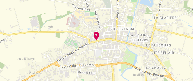 Plan de Boucherie Palacin, 19 Rue Raynal, 32190 Vic-Fezensac