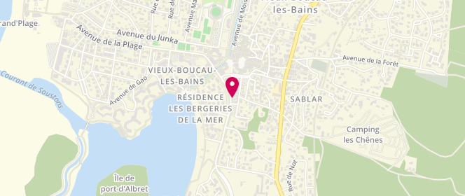 Plan de Boucherie Claveau Roussely, 3 Avenue Pêcheurs, 40480 Vieux-Boucau-les-Bains