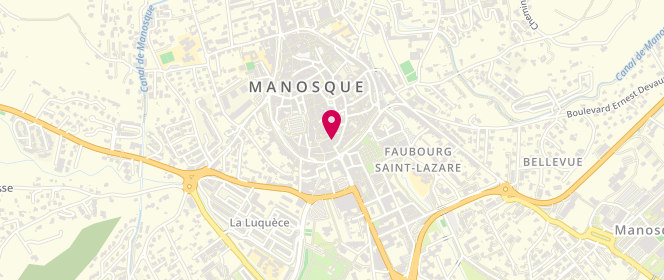 Plan de Boucherie Grande, 12 Rue Grande, 04100 Manosque