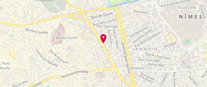 Plan de Boucherie Sainte Aire, 21 Rue Sainte Anne, 30900 Nîmes