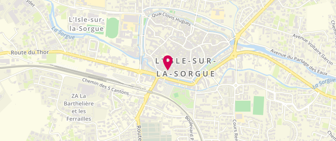 Plan de La Boucherie des Quais, 8 Rue Michelet, 84800 L'Isle-sur-la-Sorgue