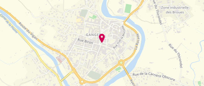 Plan de Boucherie des Chasseurs, 13 Rue Four, 34190 Ganges