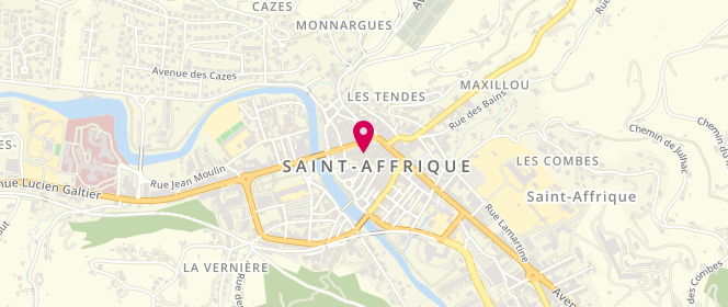 Plan de Le Rendez-Vous Fermier, Rue Gambetta, 12400 Saint-Affrique