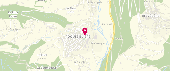 Plan de Boucherie vésubienne, 32 Pl. Du Général Corniglion Molinier, 06450 Roquebillière