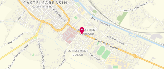 Plan de Le Palmier Market, 1 Route de Toulouse, 82100 Castelsarrasin
