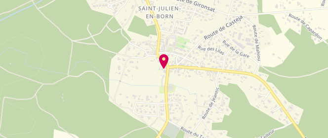 Plan de Maison Patou, 8 Route du Nel, 40170 Saint-Julien-en-Born