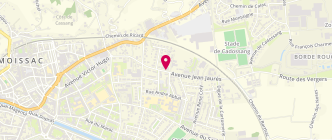 Plan de SAZY Jean-Luc, 43 avenue Jean Jaurès, 82200 Moissac