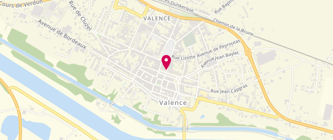 Plan de Boucherie Patrice Terras, 1 Rue Xavier Moulenq, 82400 Valence D'agen