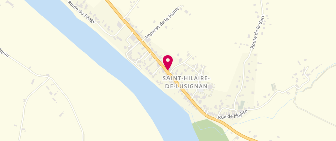 Plan de DELBOS Jean-Luc, Le Bourg, 47450 Saint-Hilaire-de-Lusignan