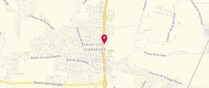 Plan de Boucherie Soriano (St Just d'Ardèche), 160 Route de Bourg Saint Andéol, 07700 Saint-Just-d'Ardèche