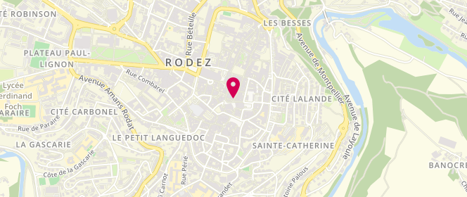 Plan de Boucherie Azemar, 5 Rue Neuve, 12000 Rodez