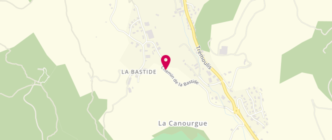 Plan de CLAVEL Patrick, Zone Artisanale. La Bastide, 48500 La Canourgue