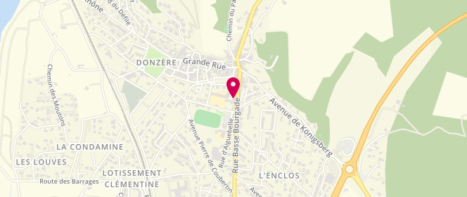 Plan de Boucherie NLD Donzère Artisanale Charcuterie Traiteur, 32 Rue Basse Bourgade, 26290 Donzère