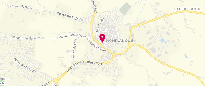 Plan de Boucherie Mathalou, 104 Tour de Ville, 47150 Monflanquin