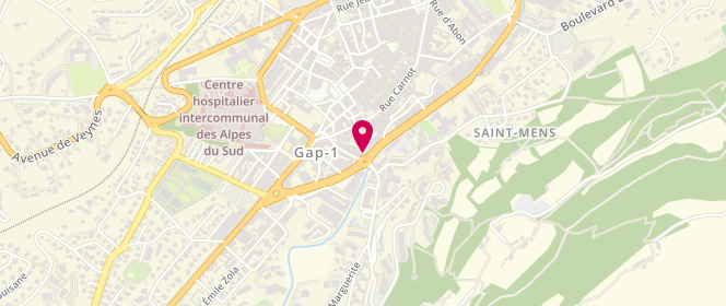 Plan de Arnaud Jacques, 128 Boulevard Georges Pompidou, 05000 Gap