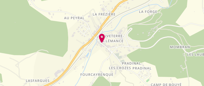 Plan de La Boucherie des Gafets, Rue du Vieux Bourg, 47500 Sauveterre-la-Lémance