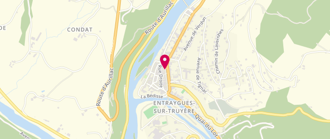 Plan de Boucherie BAX - GOMBERT, 31 Tour de Ville, 12140 Entraygues-sur-Truyère